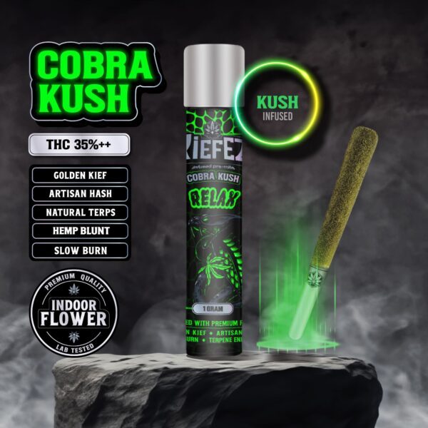Cobra kush infused preroll 1g