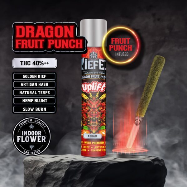Dragon fruit punch infused preroll 1g