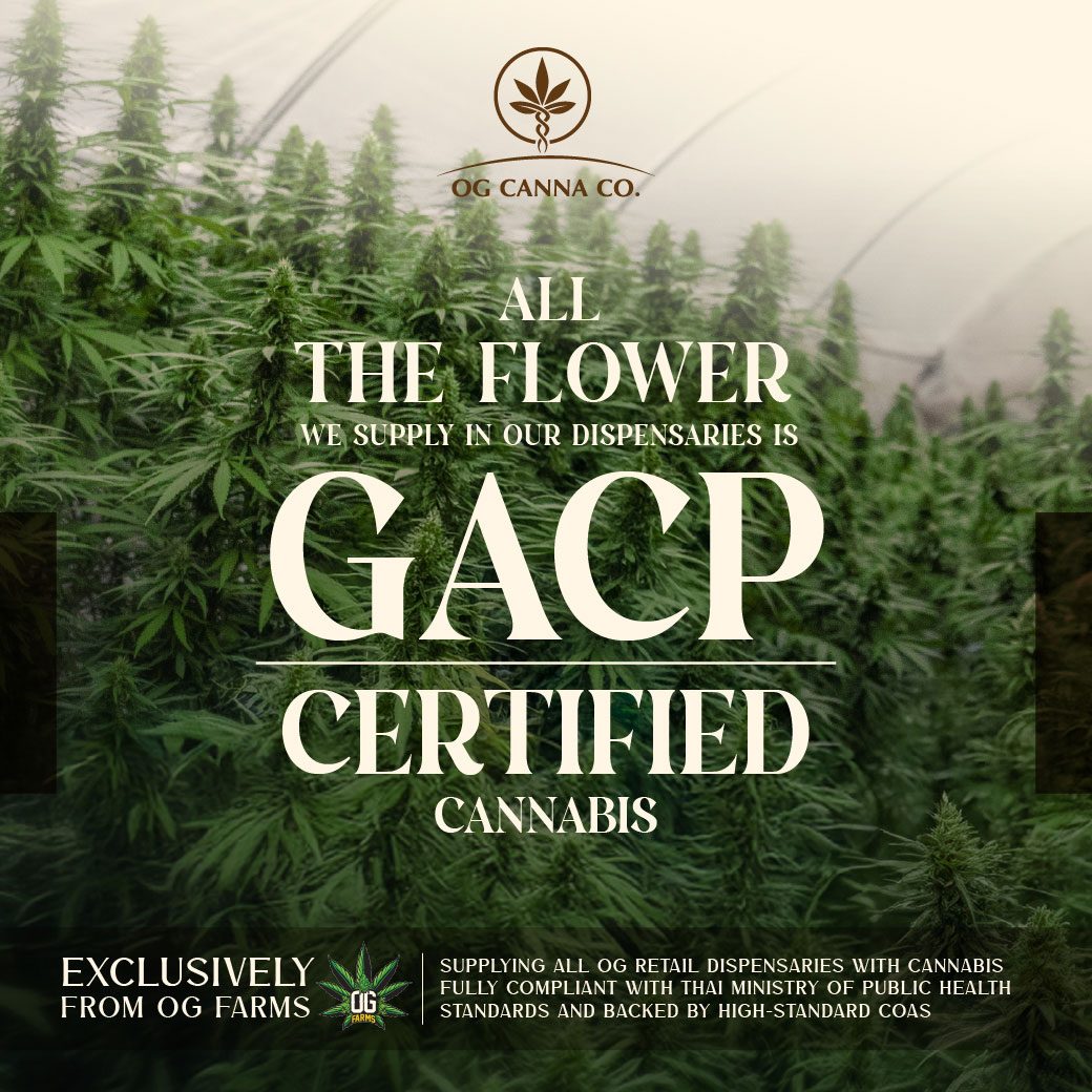 all our flowers are GACP certified
